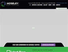 Tablet Screenshot of moseleyelectronics.com